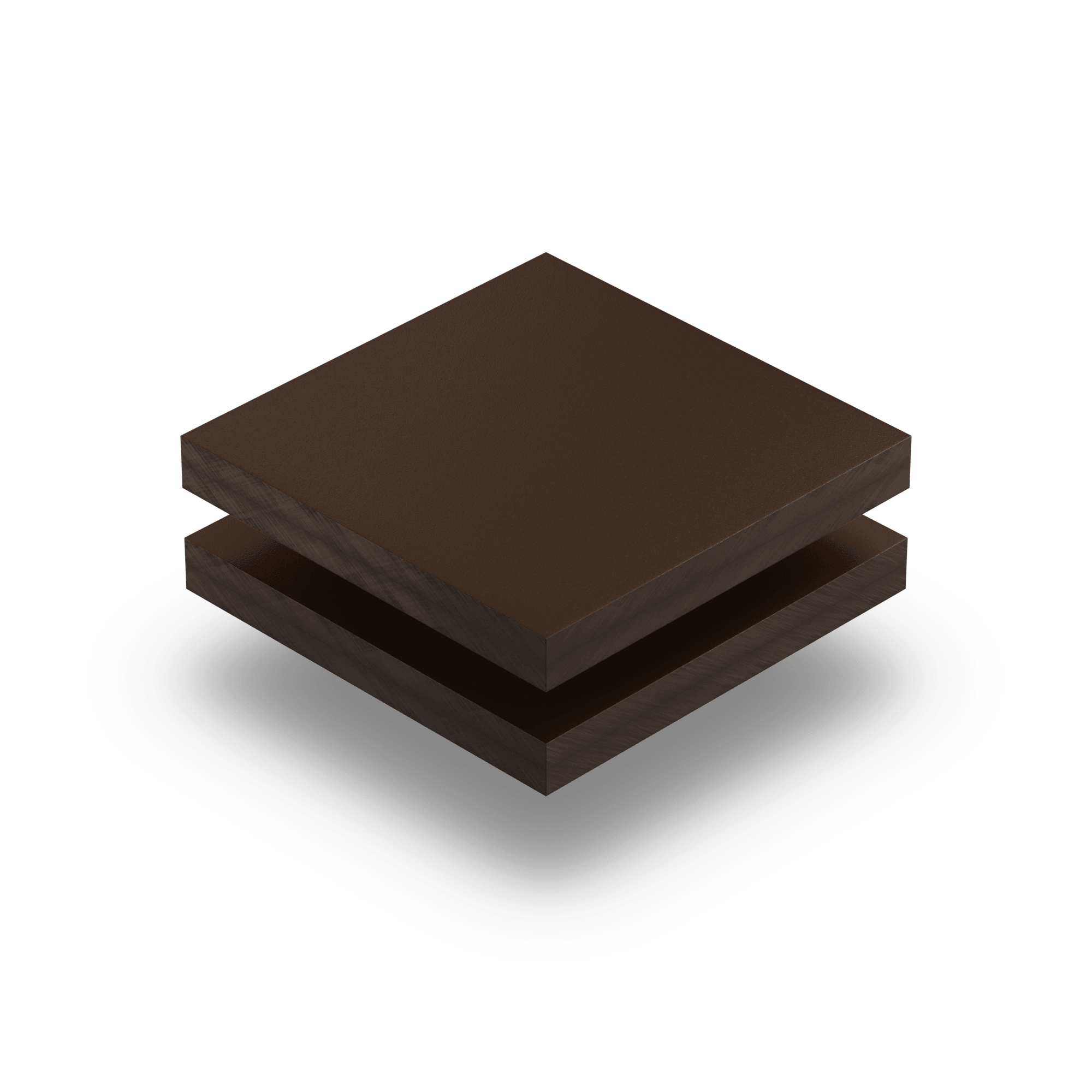 Plaque HPL brun chocolat