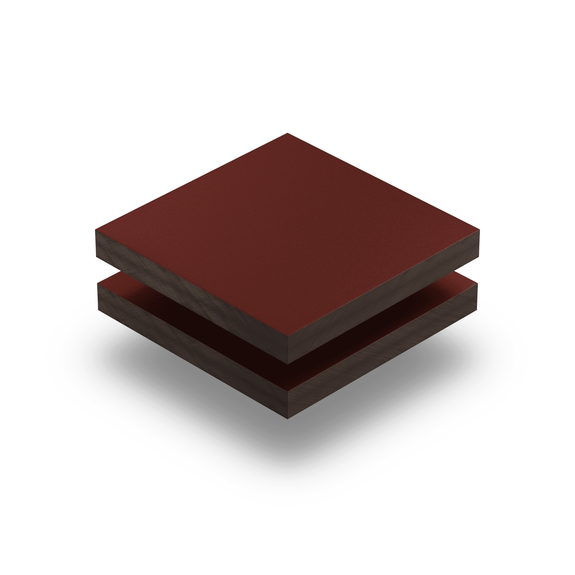 Plaque HPL rouge vin