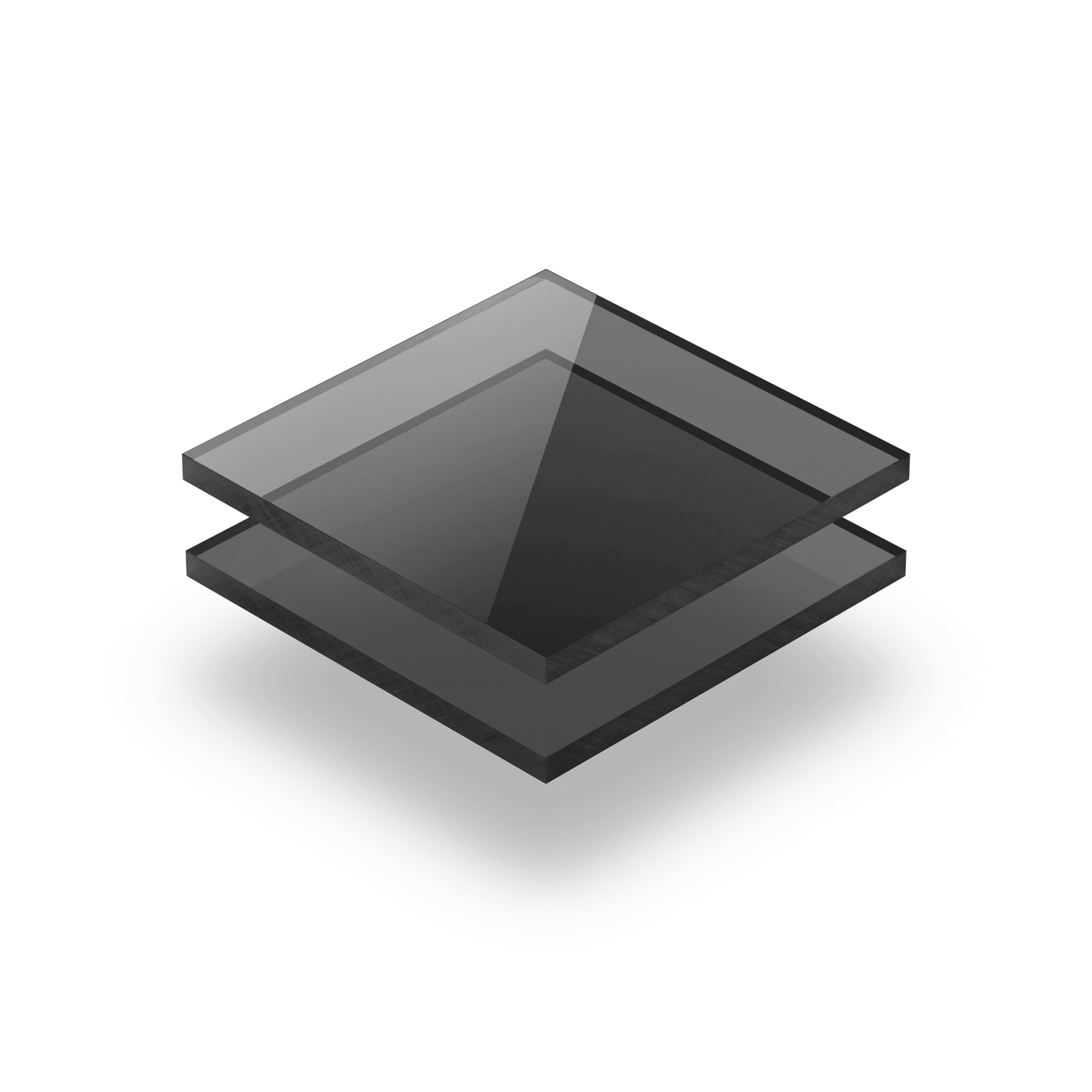 Plaque Plexiglass teinte gris
