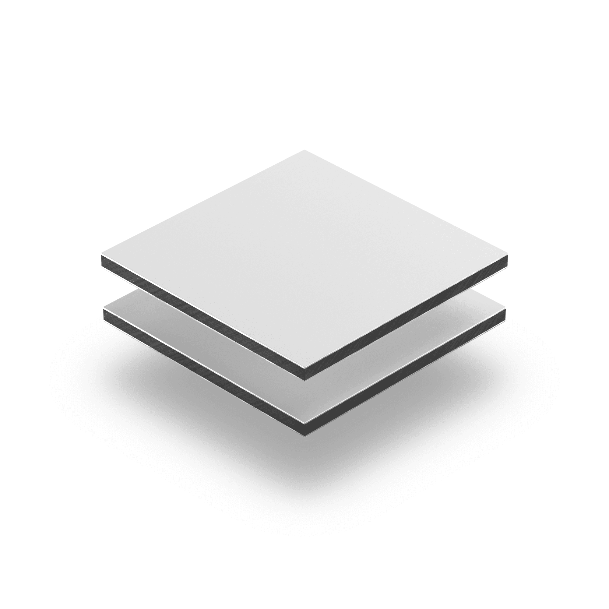 Plaque Dibond blanc
