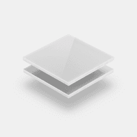 Plaques de plexiglass blanc opale