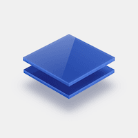 Plaques de plexiglass colore
