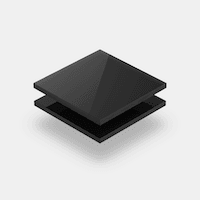 plaque pexiglass noir