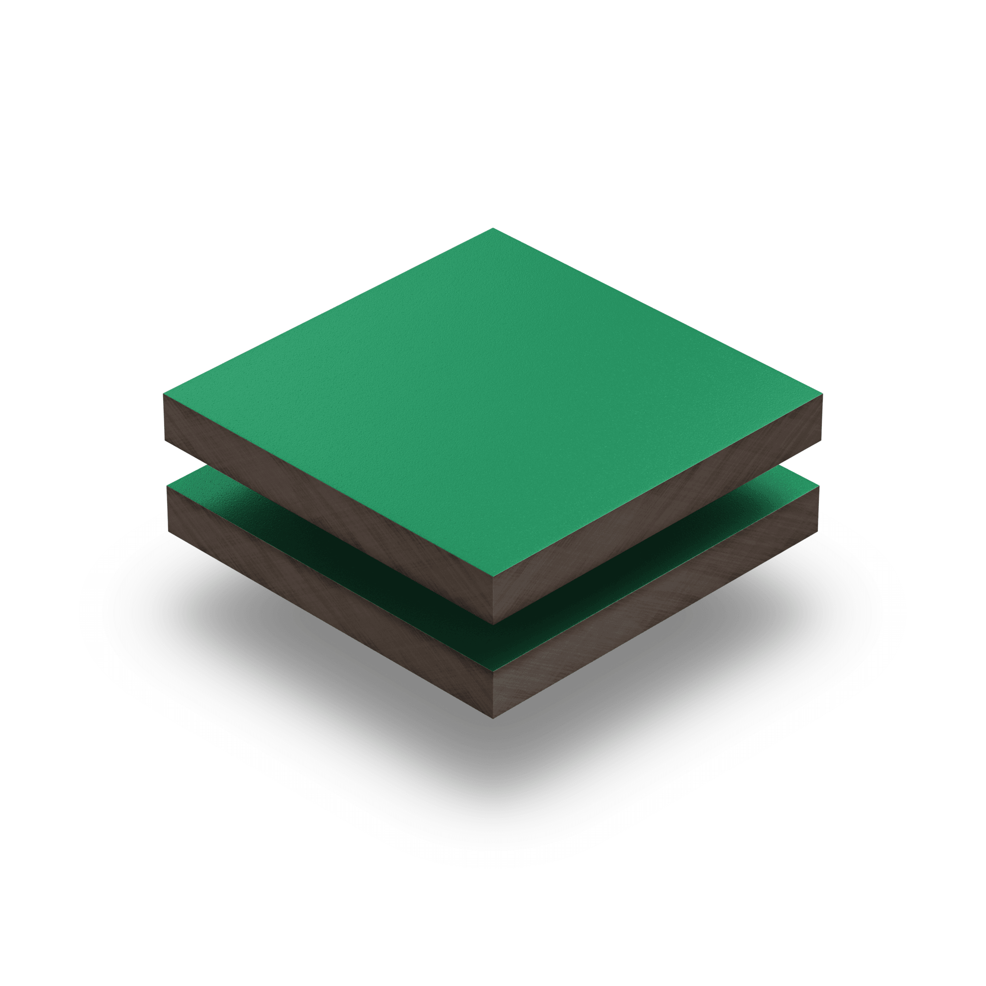 HPL structuré vert de securite 6 mm RAL 6032