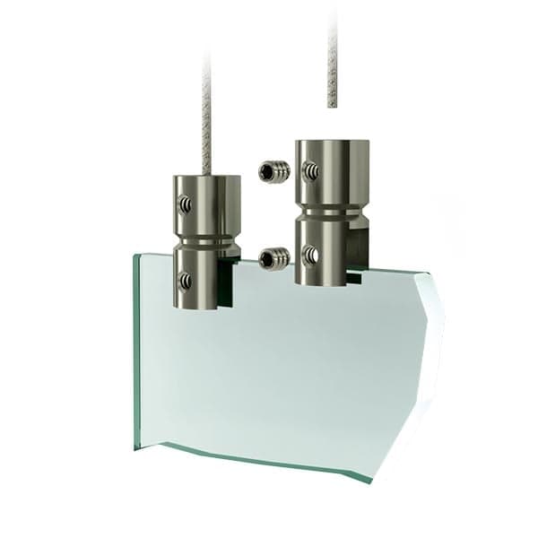 Systeme de suspension plexiglass - Support de plaque