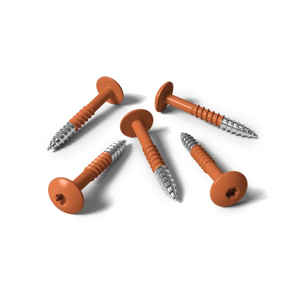 Vis HPL orange de securite