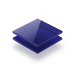 Plaque Plexiglass teinte bleu