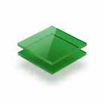 Plaque Plexiglass teinte vert