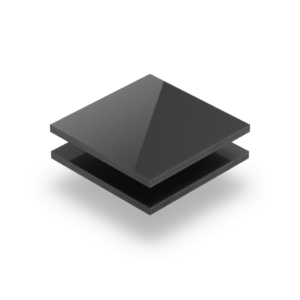 Plexiglass gris anthracite satiné