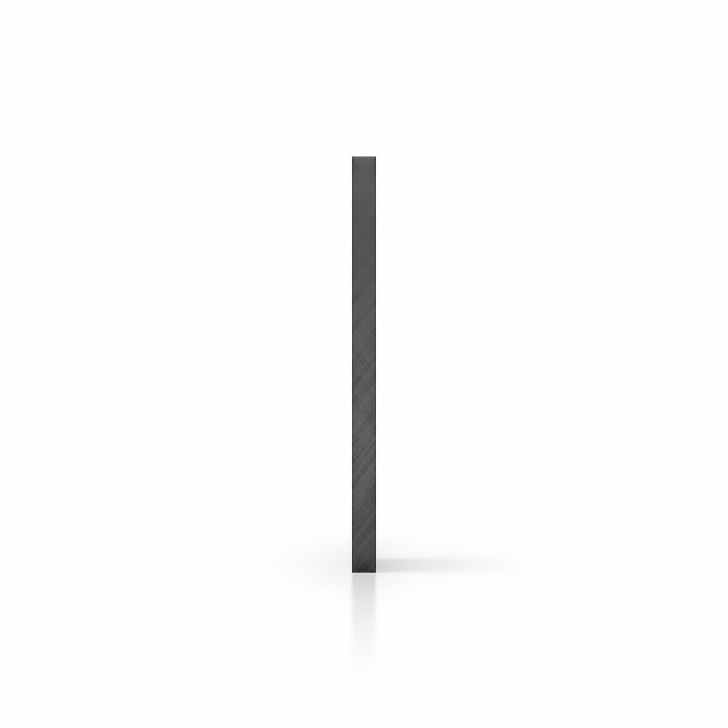Cote plaque plexiglass teinte gris