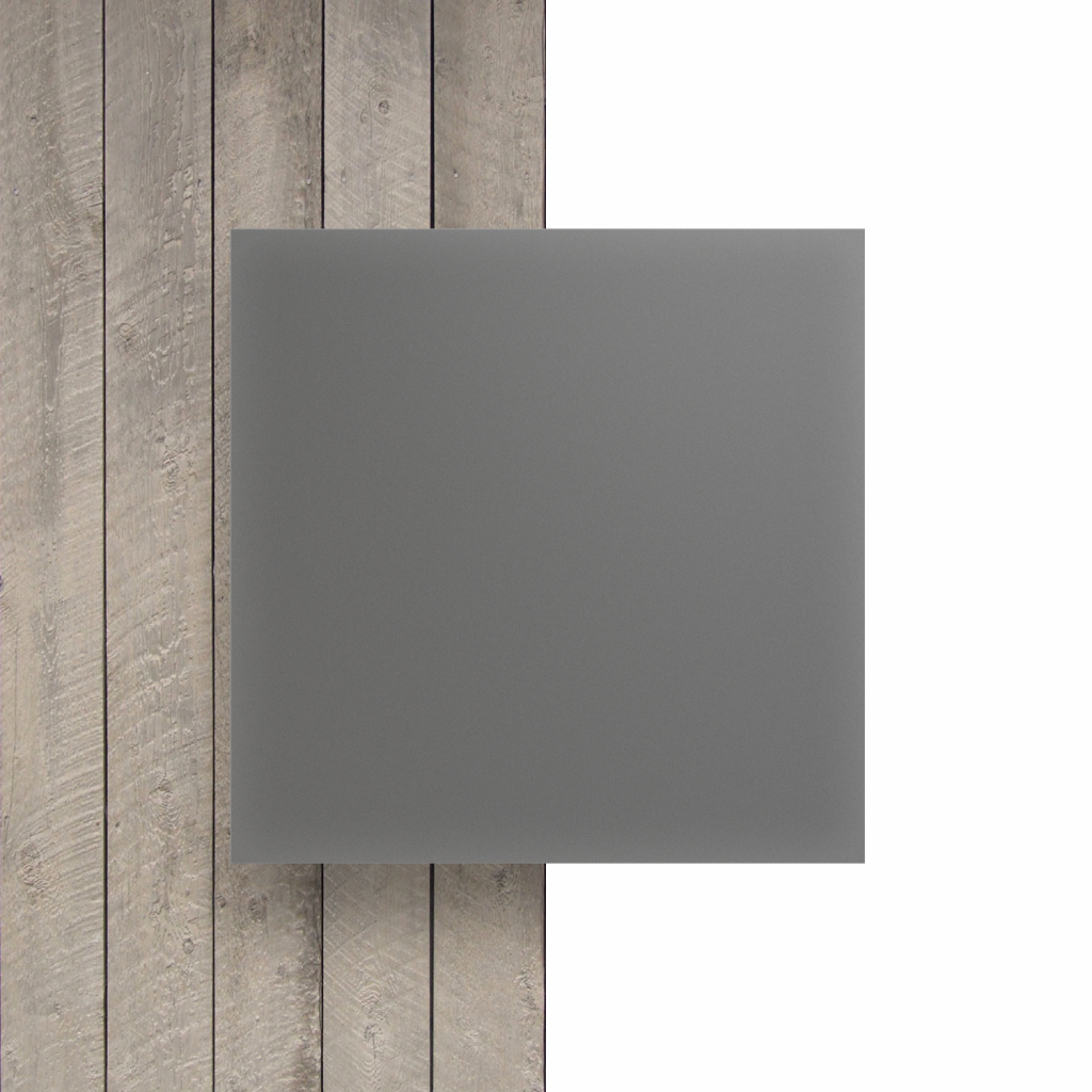 Devant plaque Plexiglass gris cement satine