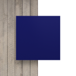 Devant plaque de lettres en plexiglass bleu nocturne mat