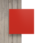 Devant plaque de lettres en plexiglass rouge signalisation mat