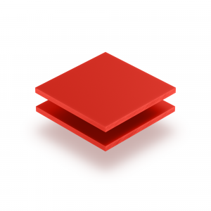 Plaque de lettres en plexiglass rouge signalisation mat