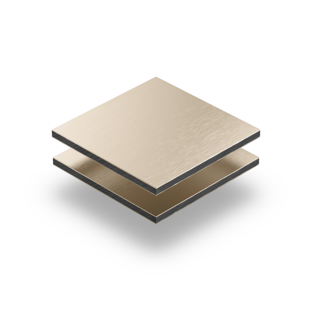 Alupanel brossé or