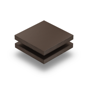 HPL brun chocolat 6mm structuré RAL 8017